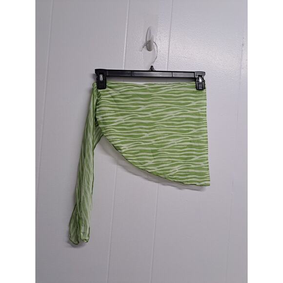 Soly Hux 3 Piece Swimsuits Triangle Bikini with Mesh Beach skirt Green Size S - Picture 12 of 14